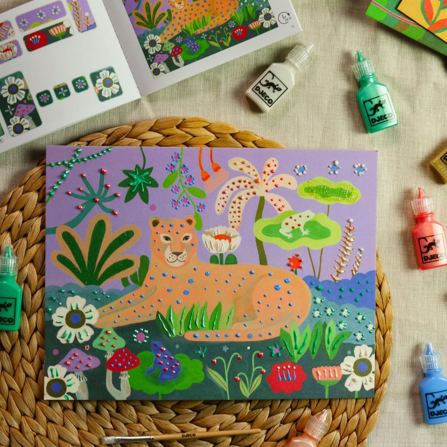 Djeco 3D Painting  Tropical Forest - 7-12 yrs