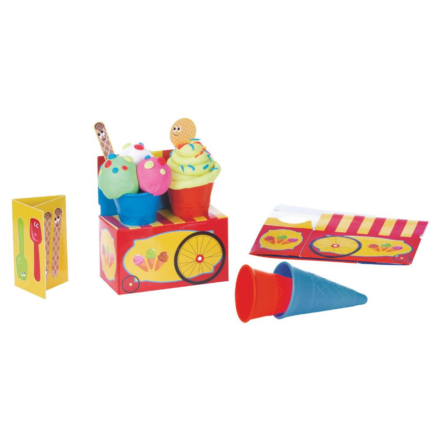 Giotto Be-Be My Ice Cream Modelling 11pcs Set - Play Dough for Toddlers