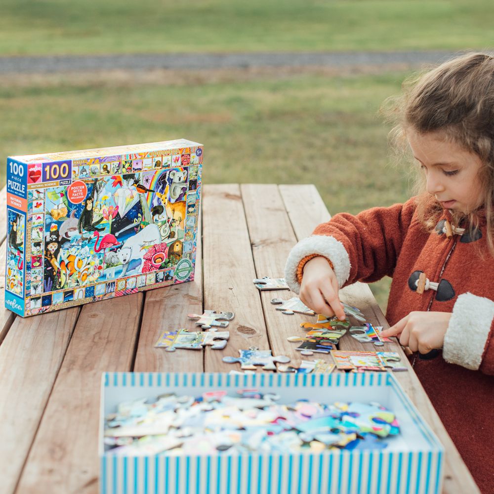 Eeboo Natural Science 100 Piece Puzzle