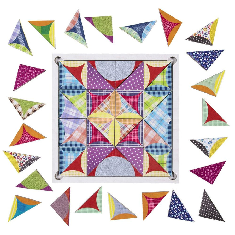 eeBoo Patchwork Pattern Tiles - Exploratory Activity for 5 years+