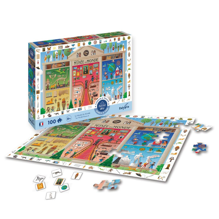 Calypto Jigsaw Puzzle - Search & Find World Museum 100 pieces