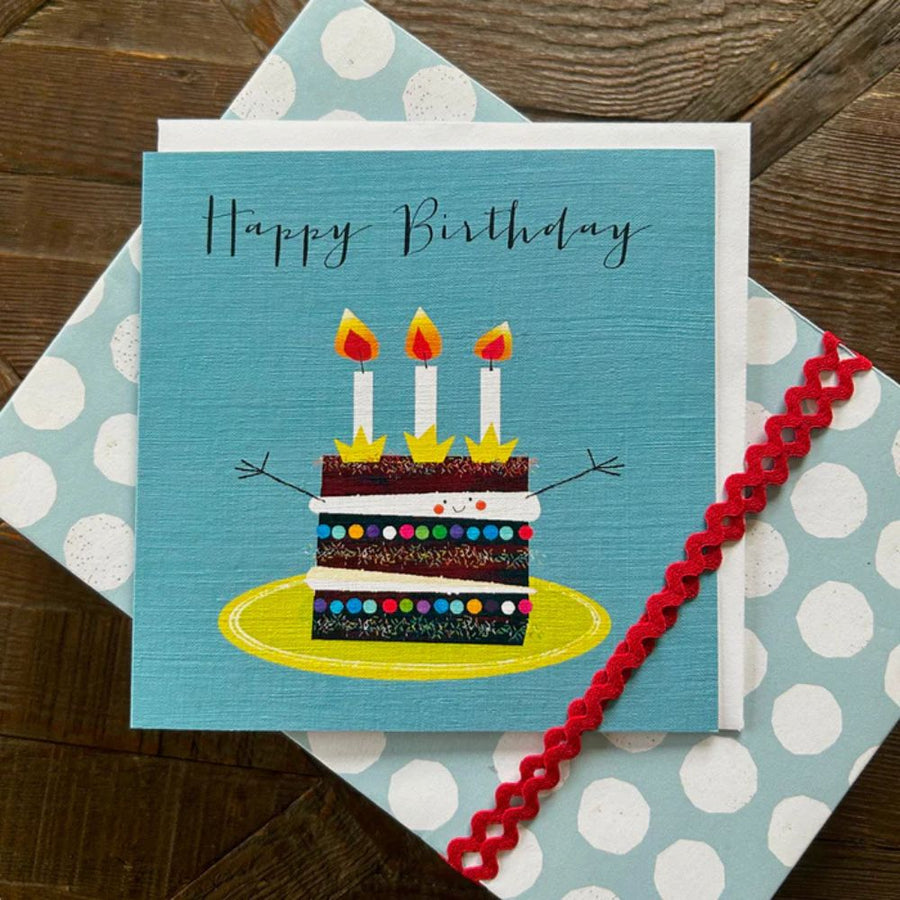 Happy Birthday Cake Birthday Card