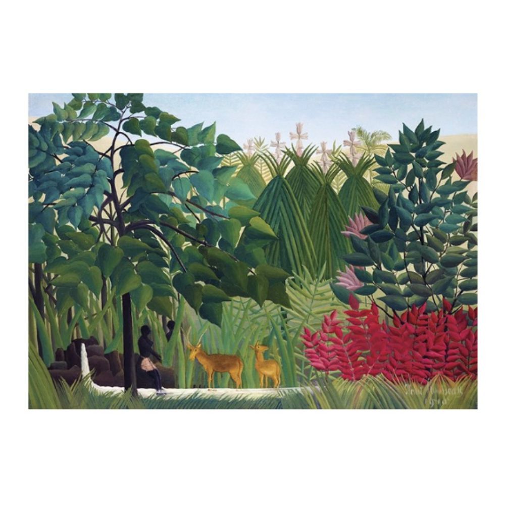 Calypto Jigsaw Puzzle 1000 Piece - Waterfall by Henri Rousseau