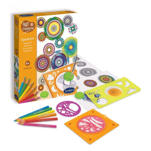 Sentosphere Kit Quilling Art & Créations Fleurs - Stylo, Bandes Papier, Colle Et Pochoir