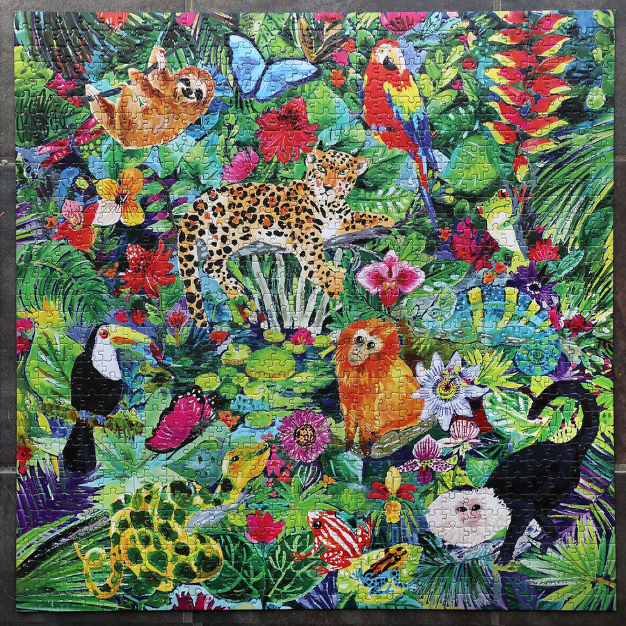 eeBoo 1000 Piece Jigsaw Puzzle - Amazon Rainforest