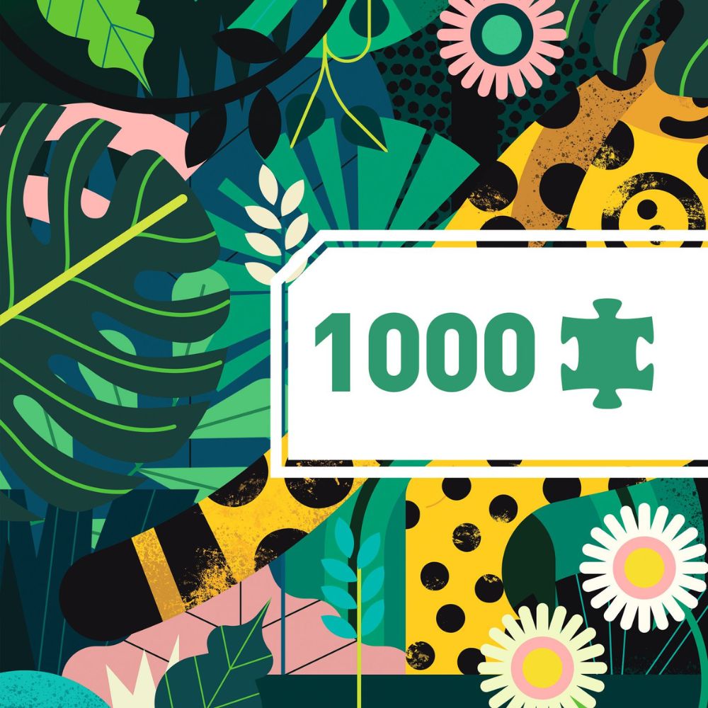 djeco jigsaw puzzle leopard 1000 piece