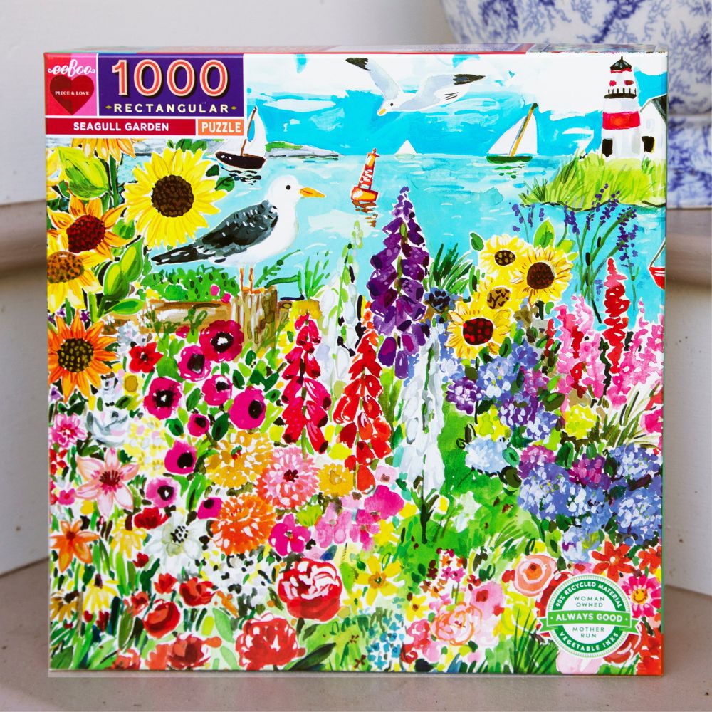 Eeboo Seagull Garden - 1000 Piece Puzzle