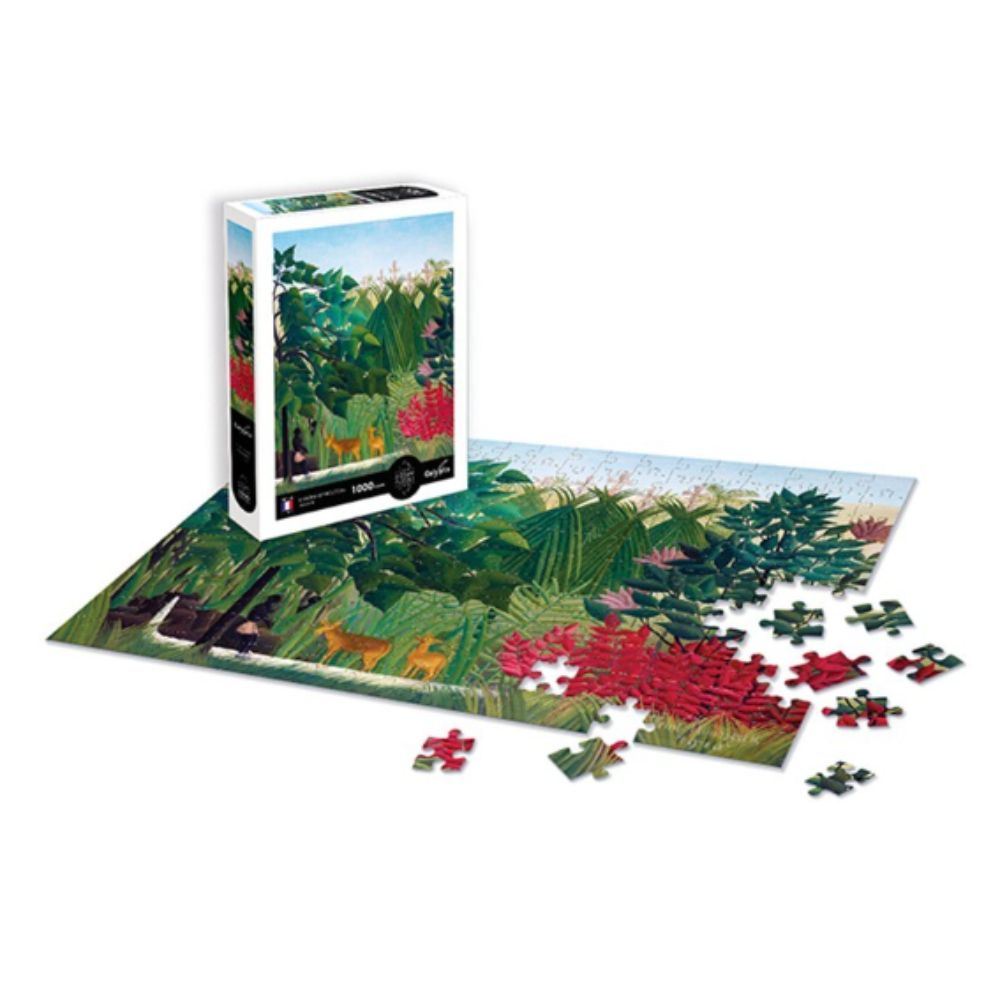 Calypto Jigsaw Puzzle 1000 Piece - Waterfall by Henri Rousseau