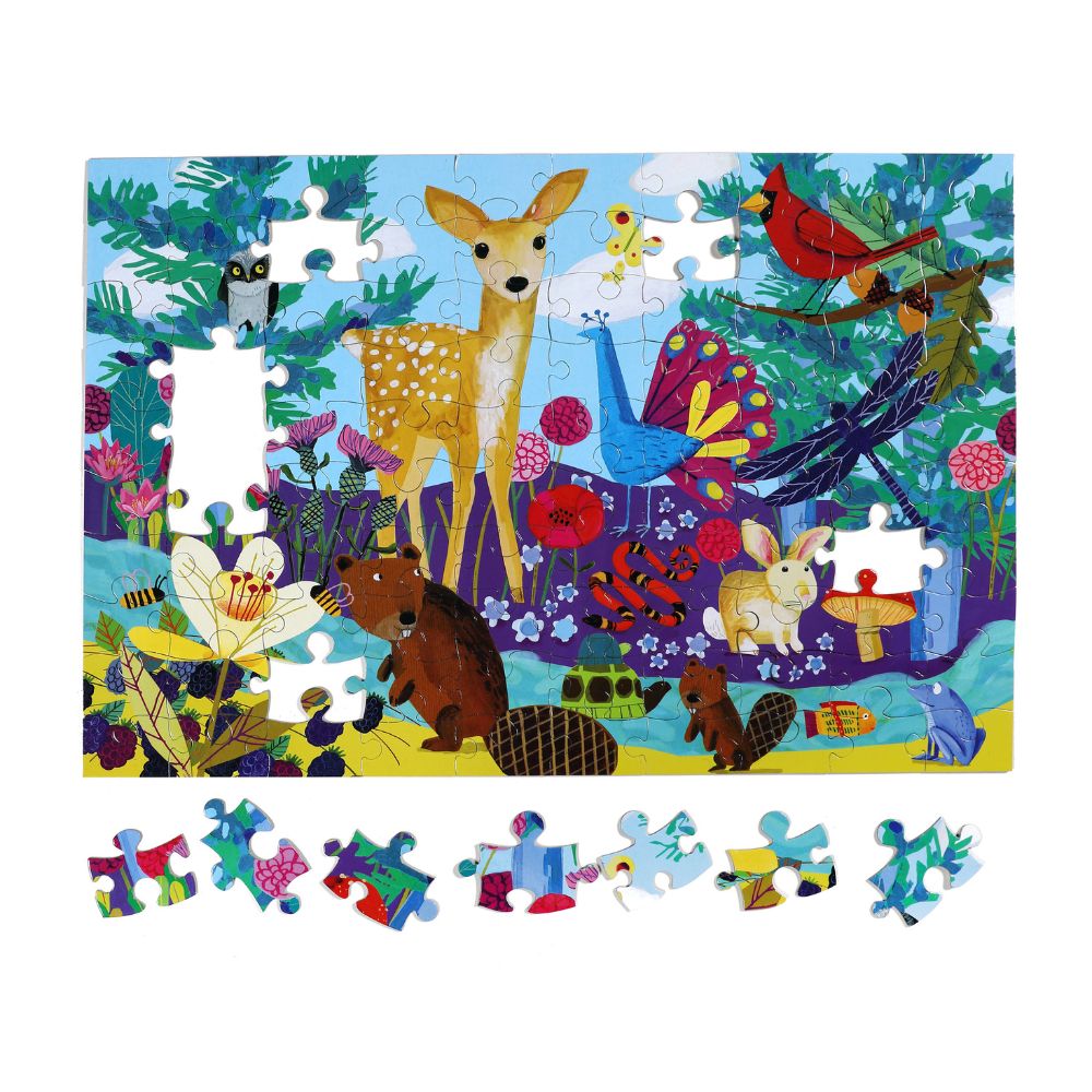 Eeboo Life On Earth 100 piece puzzle for kids