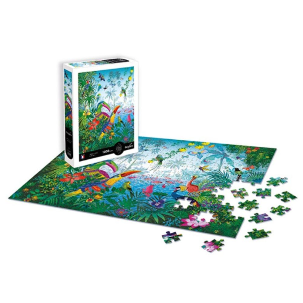 Calypto Jigsaw Puzzle 1000 Piece - Tropical Garden by Peggy Nille