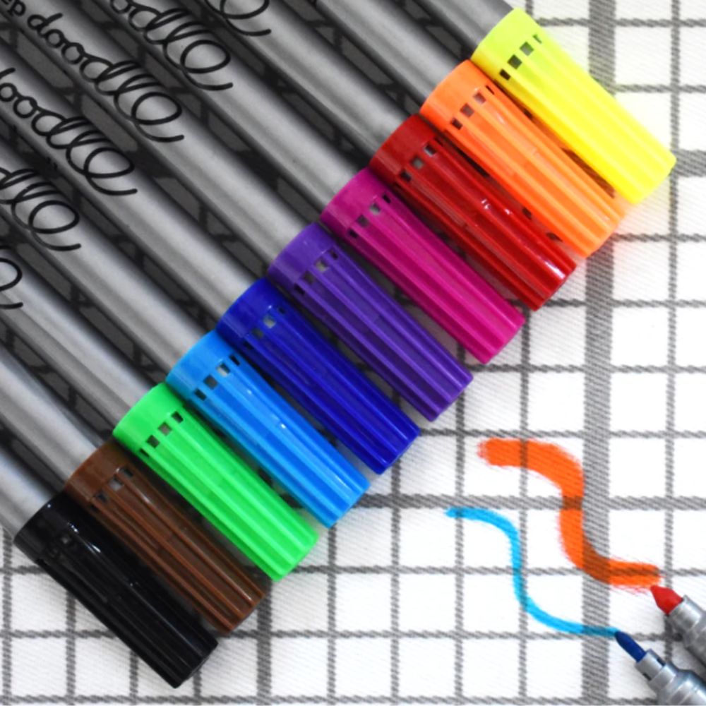 Eat Sleep Doodle - Wash Out Pen Set - Classic Colours