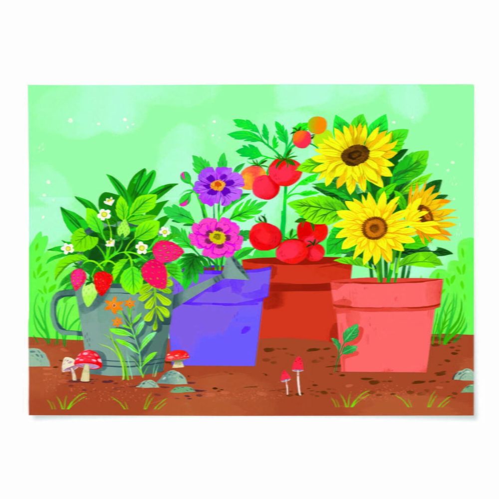 Crocodile Creek Colouring Stickers - Backyard Friends