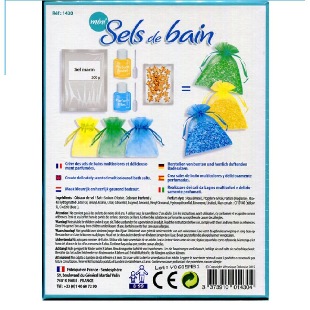 Sentosphere Mini Make Your Own Bath Salts Kit