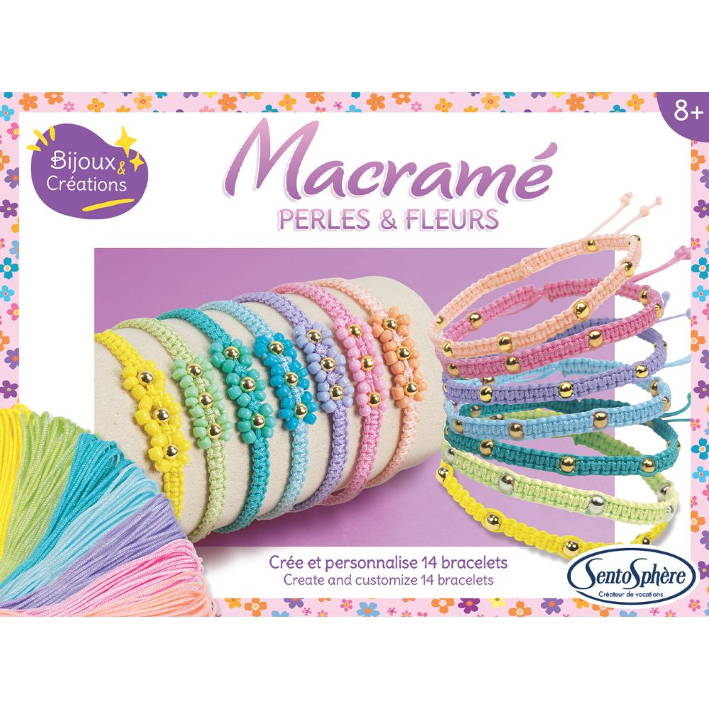 Make Your Own Macrame Bracelets Kit - Gifts For 8 yrs +