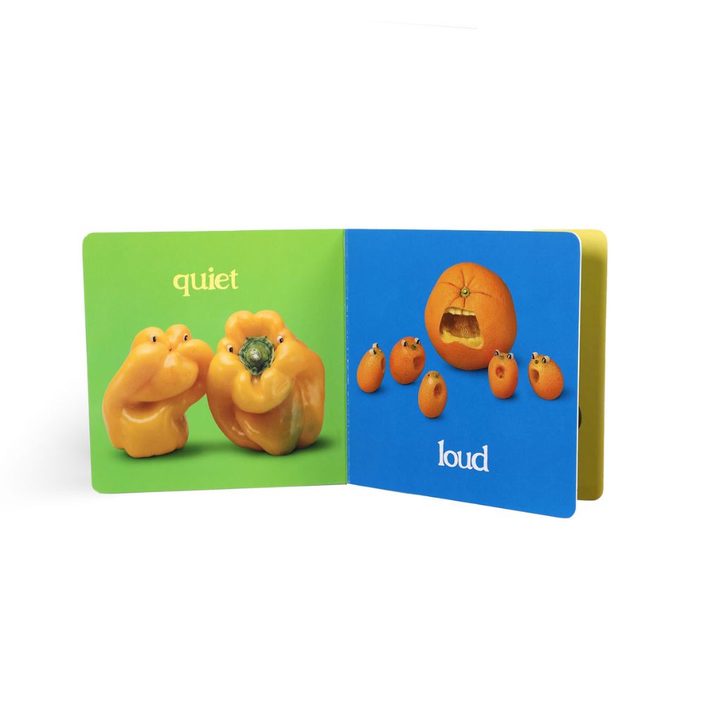 eeBoo Opposites - Play With Your Food Book