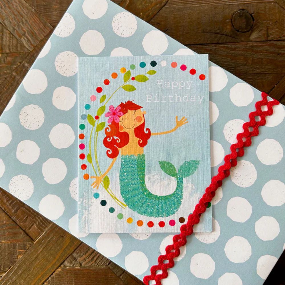 Mermaid Birthday Card