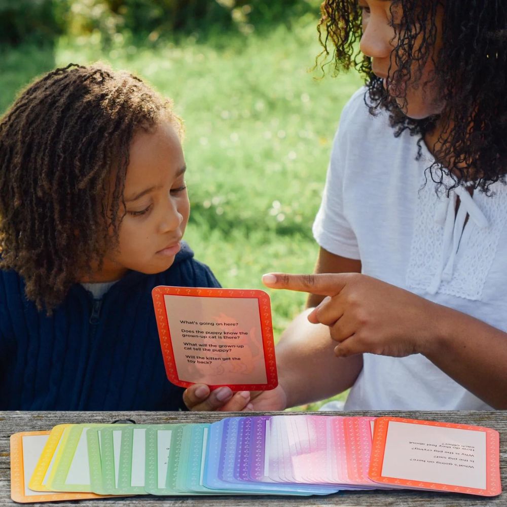 Eeboo What's Going On Here? Conversation Cards