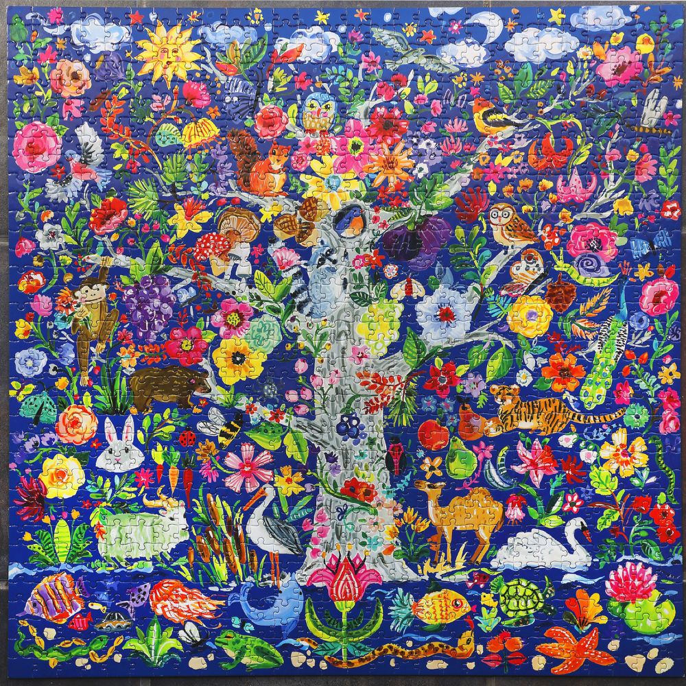 Eeboo Tree of Life 1000 Piece Family Puzzle