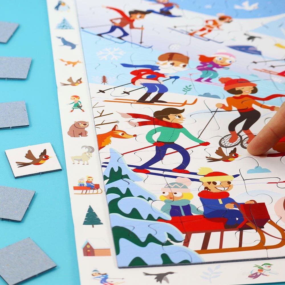 Calypto Jigsaw Puzzle - Search & Find Winter Sports 100 pieces