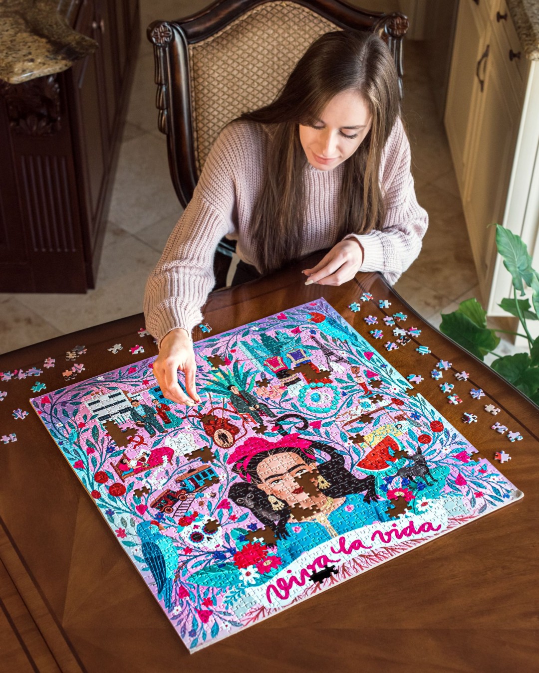 eeBoo Viva La Vida 1000 Piece Family Puzzle