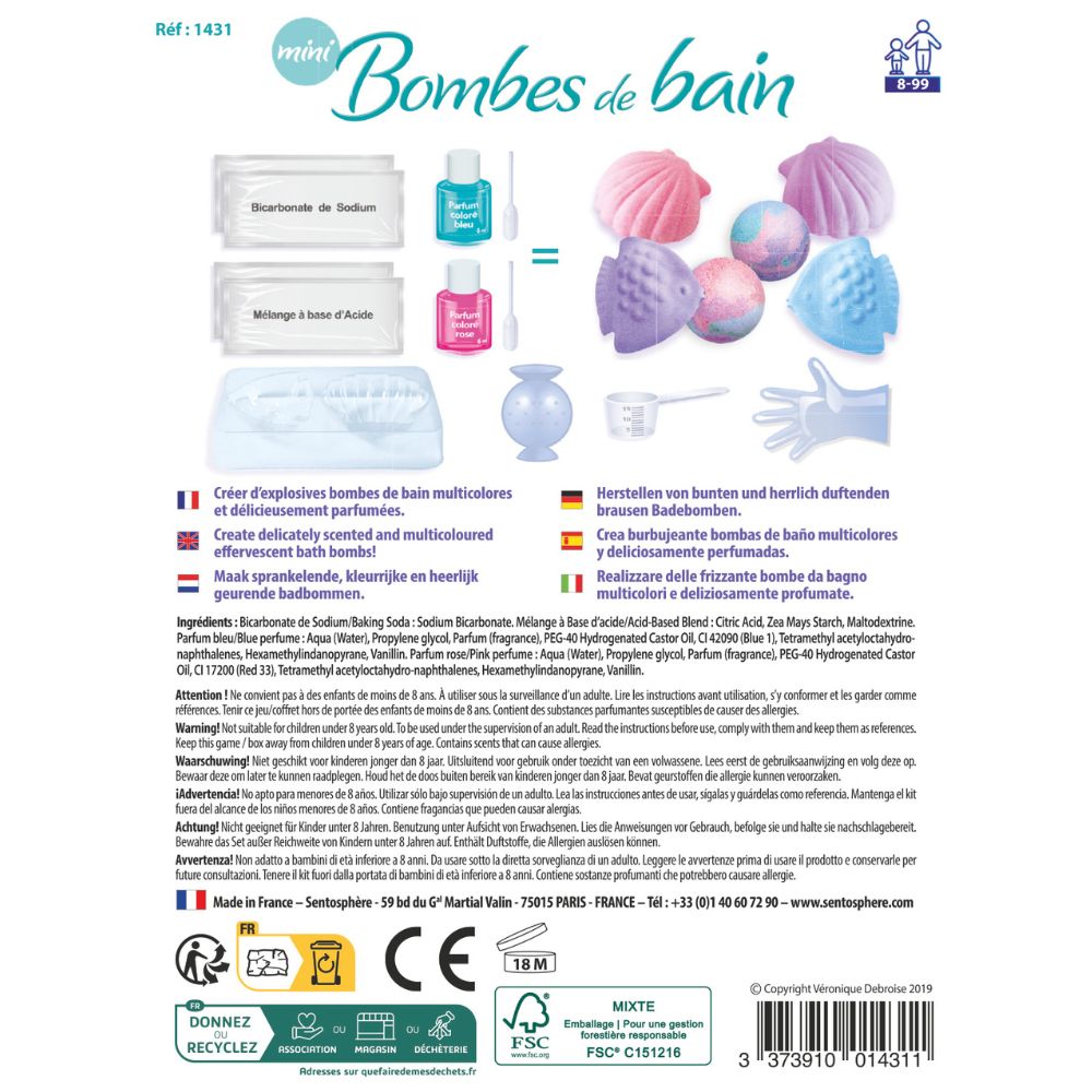 Sentosphere Mini Make Your Own Bath Bomb Kit