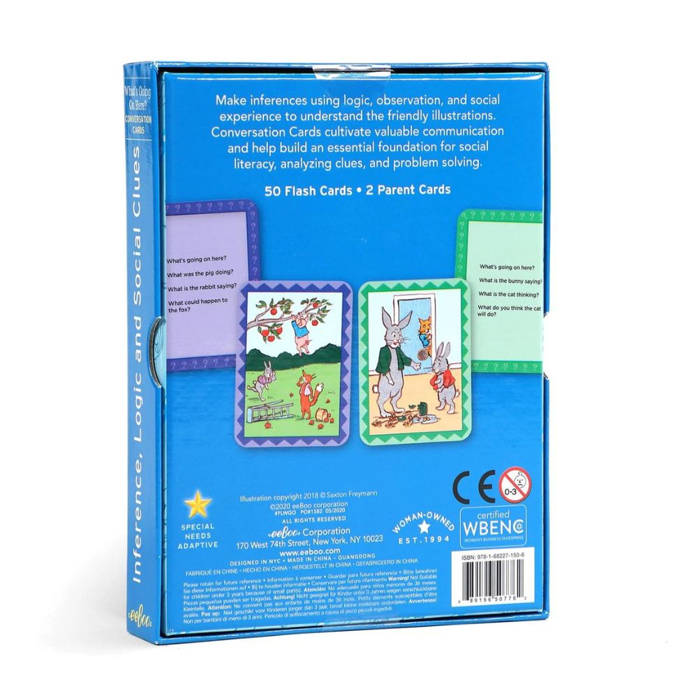 Eeboo What's Going On Here? Conversation Cards