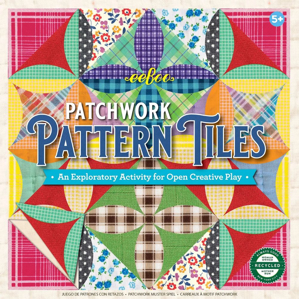 eeBoo Patchwork Pattern Tiles - Exploratory Activity for 5 years+