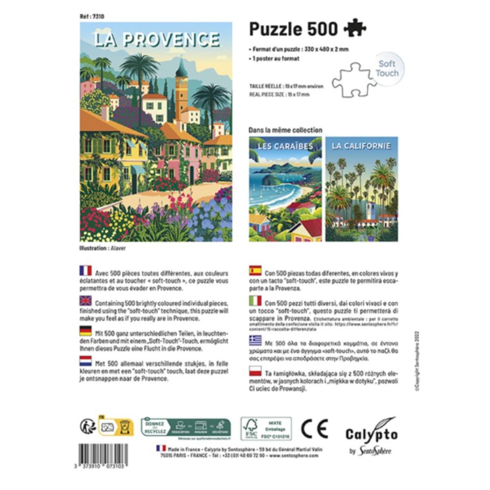 Calypto Jigsaw Puzzle 500 Piece - Provence