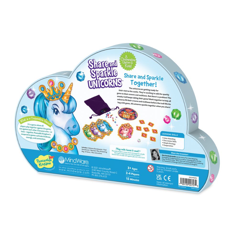 Peaceable Kingdom Share & Sparkle Unicorns