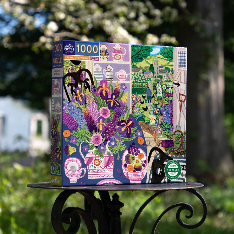 Eeboo 1000 Piece Jigsaw Puzzle - Lavender Kitchen