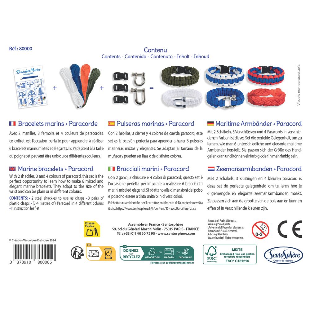 Sentosphere Bracelets Marins