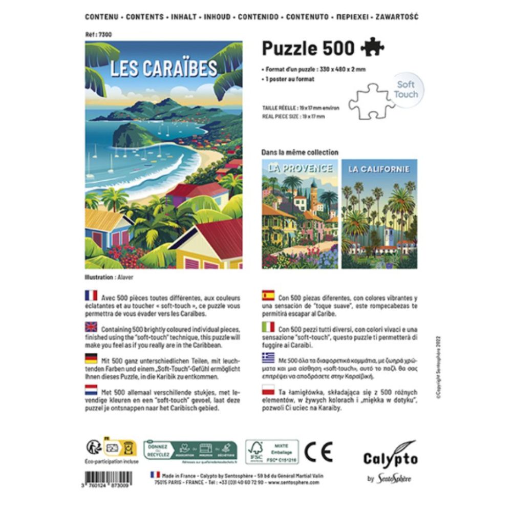 Calypto Jigsaw Puzzle 500 Piece - The Caribbean