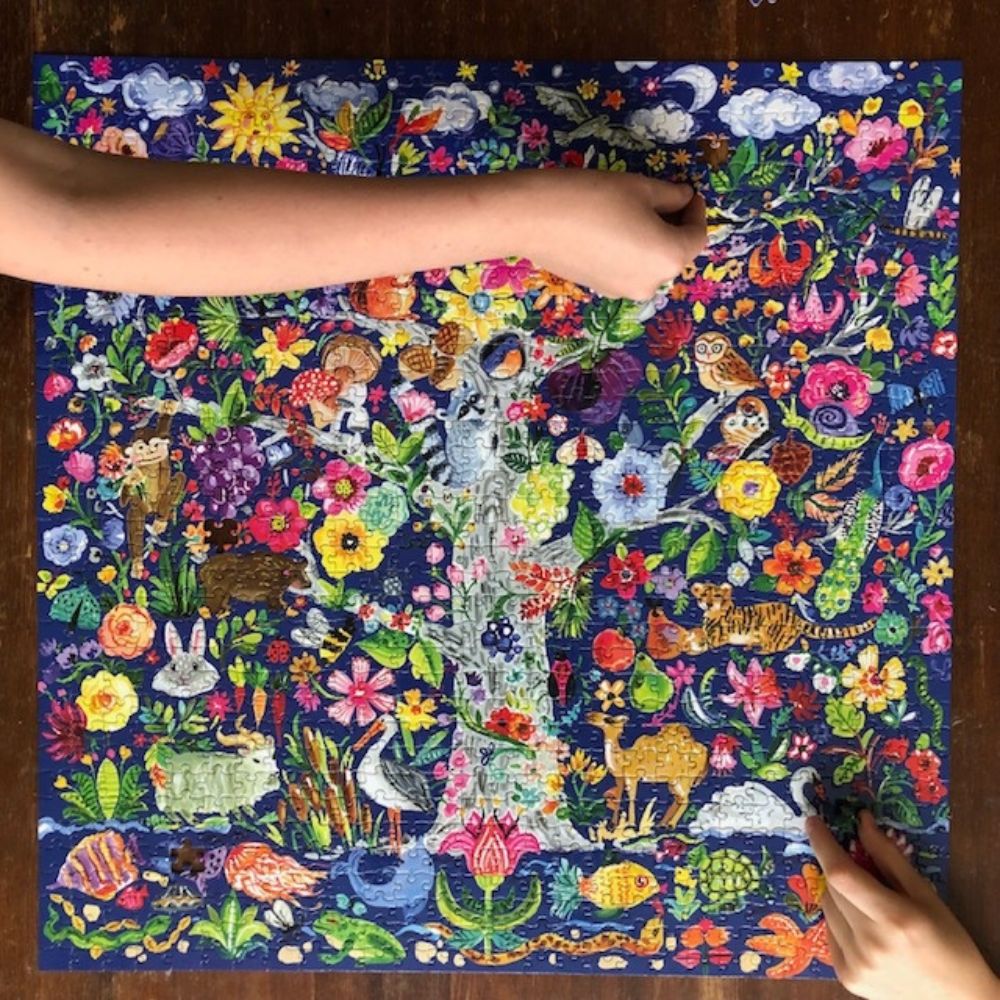 Eeboo Tree of Life 1000 Piece Family Puzzle