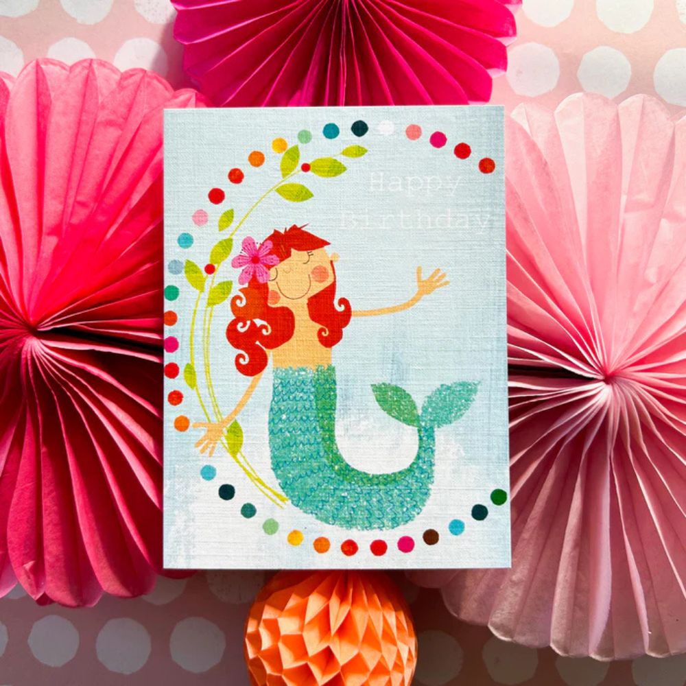 Mermaid Birthday Card
