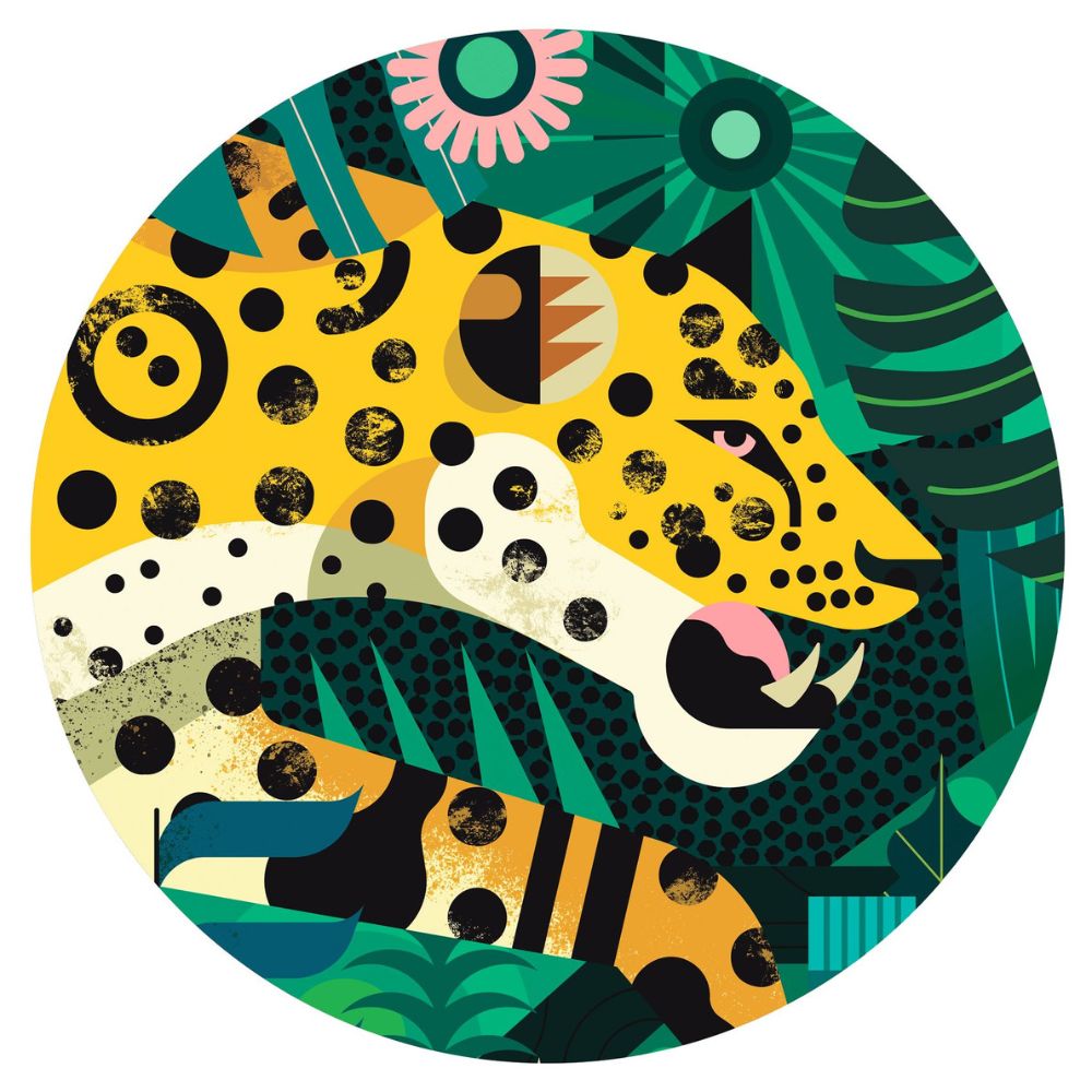 djeco gallery puzzle leopard 1000 piece