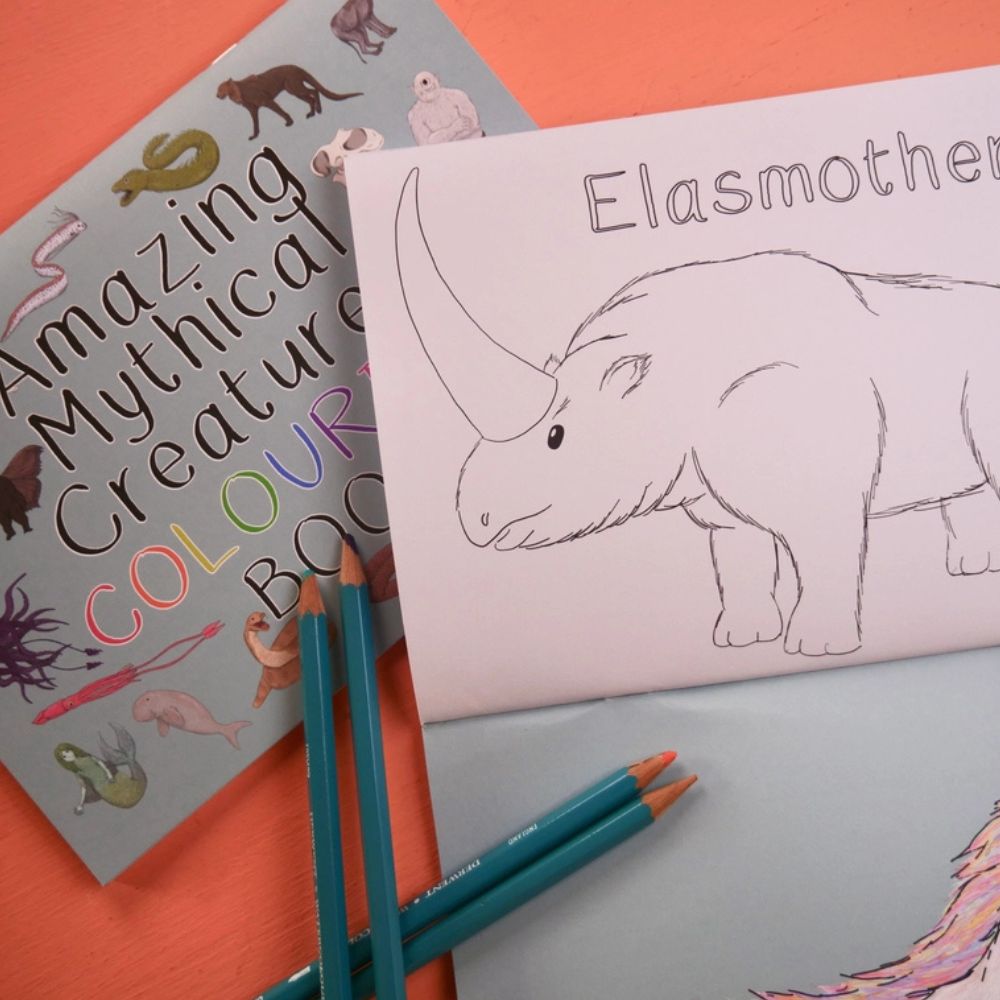 Amazing Mythical Creatures Colouring Book