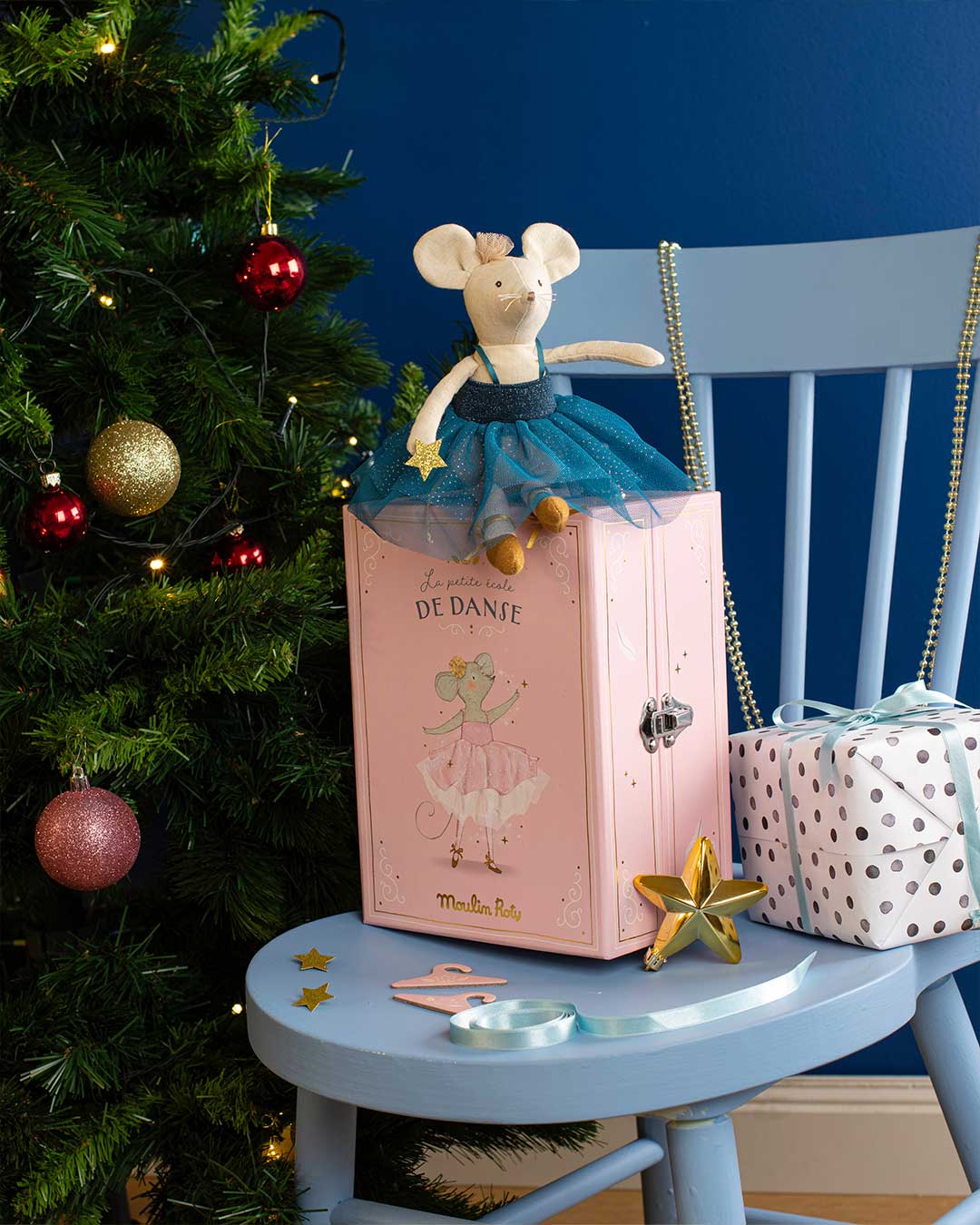 Ballerina Mouse Doll with Wardrobe & Tutu