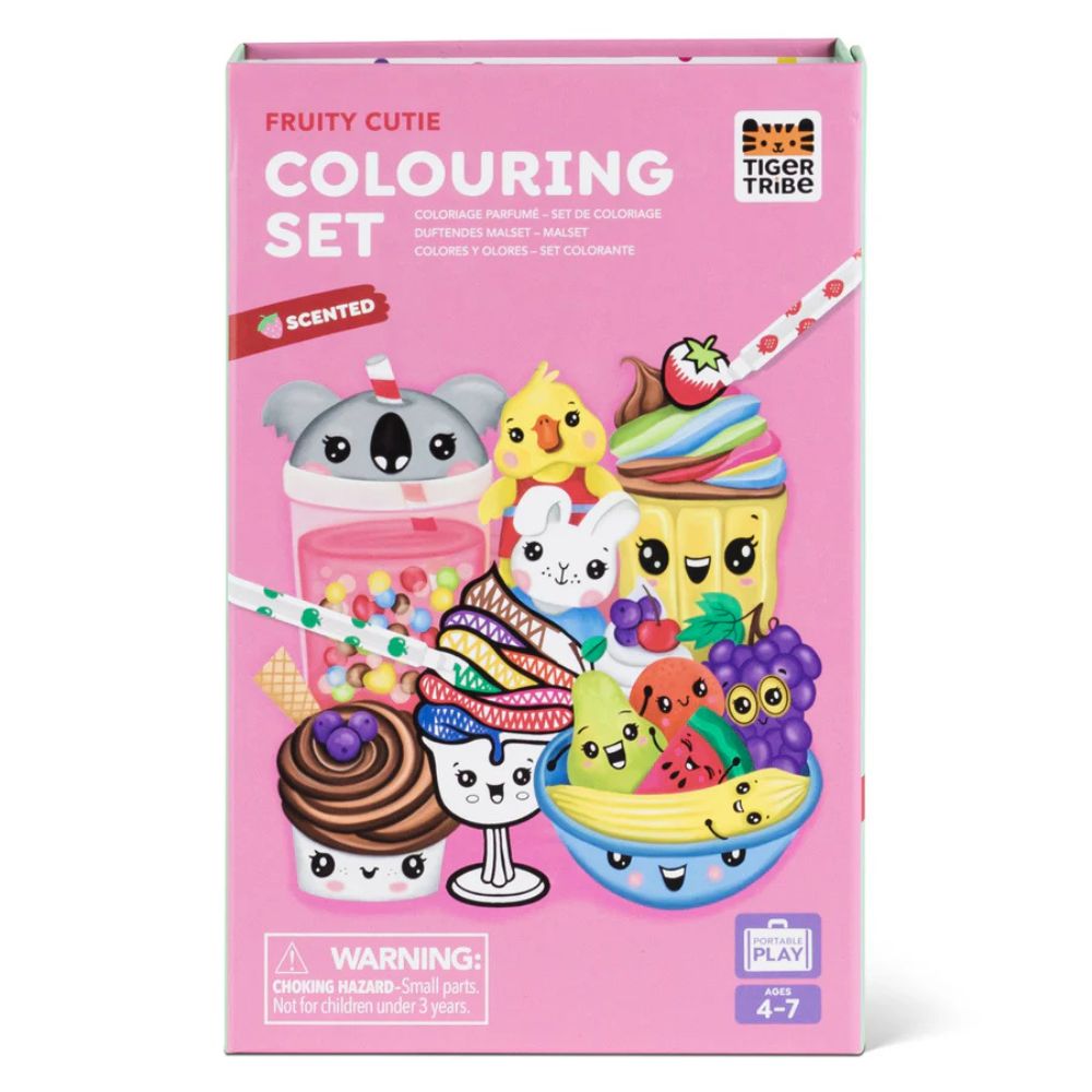 Tiger Tribe Scented Colouring - Fruity Cutie