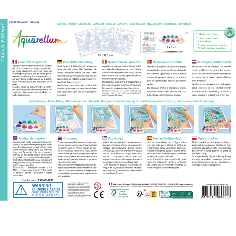 Aquarellum Coral Reef - Paint By Numbers For Kids