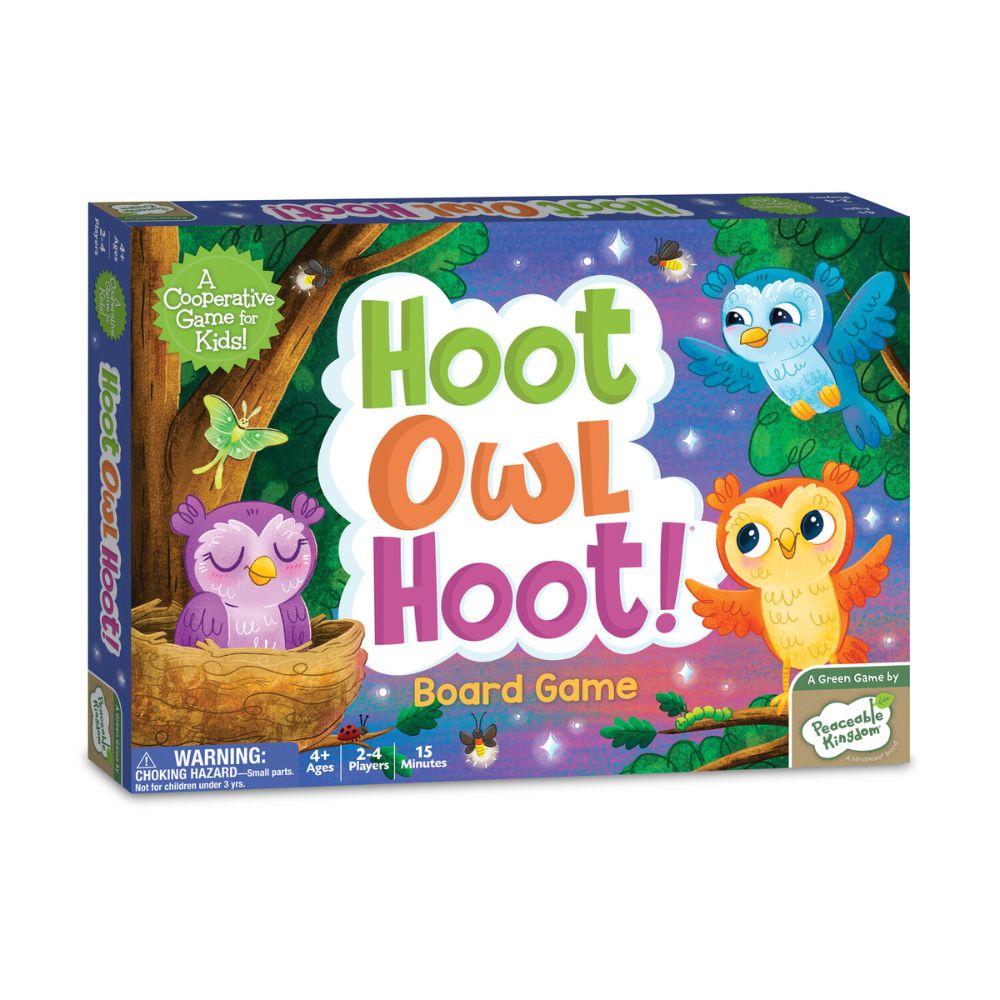 Peaceable Kingdom Cooperative Game - Hoot Owl Hoot
