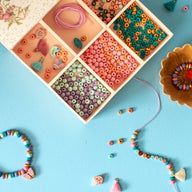 Moulin Roty Les Rosalies - Wooden Bracelet Making Set