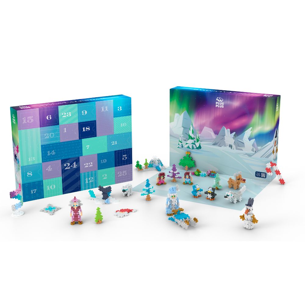 Plus Plus - Advent Calendar - Santa's Northern Lights Adventure 2025