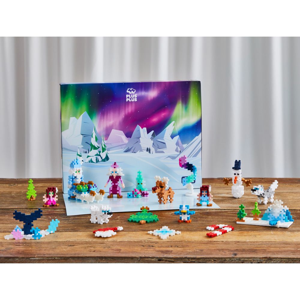 Plus Plus - Advent Calendar - Santa's Northern Lights Adventure 2025