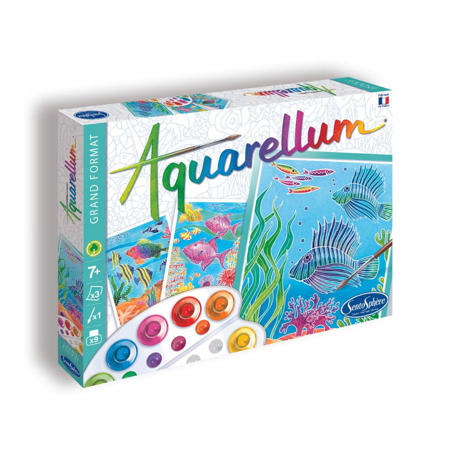 Aquarellum Coral Reef - Paint By Numbers For Kids