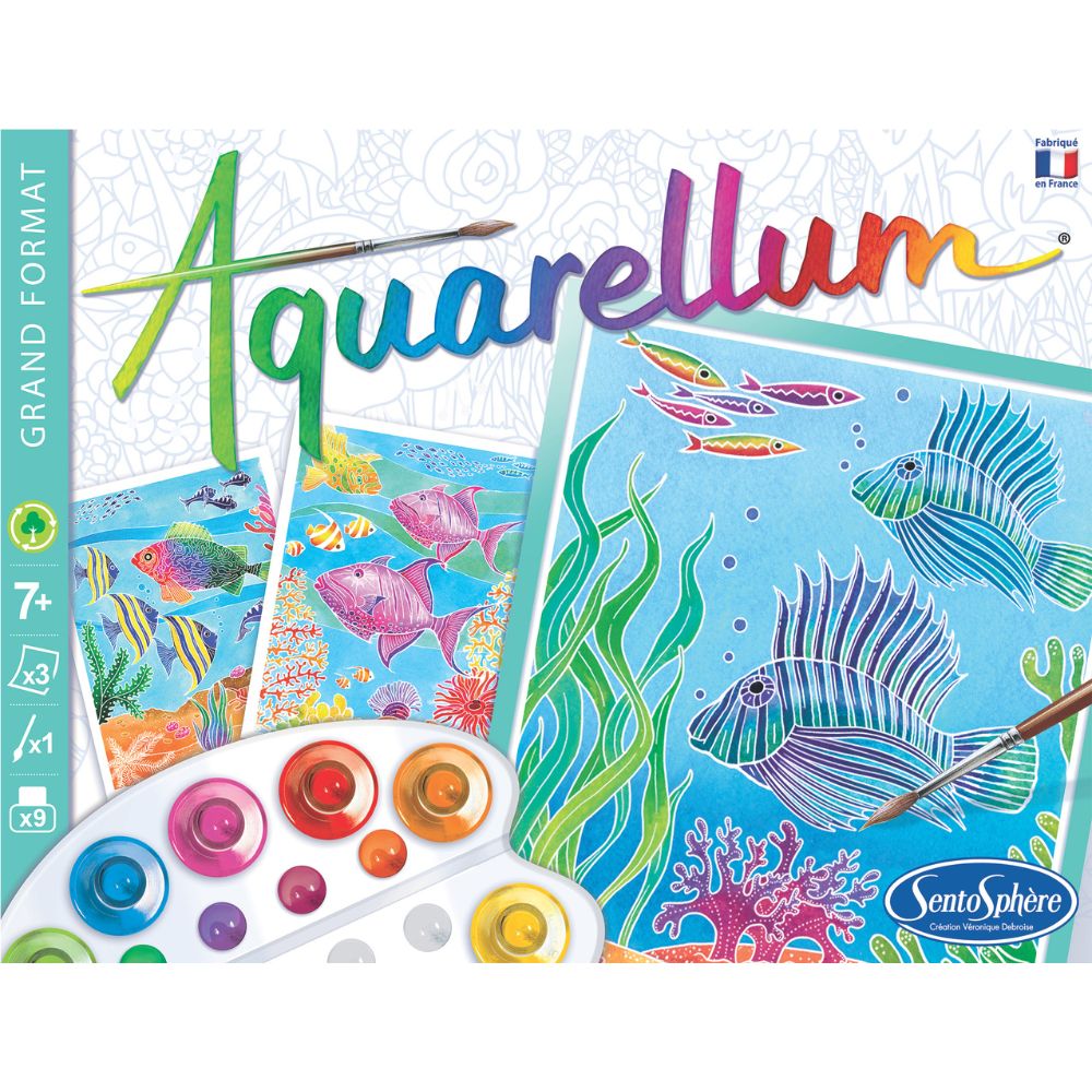 Aquarellum Coral Reef - Paint By Numbers For Kids