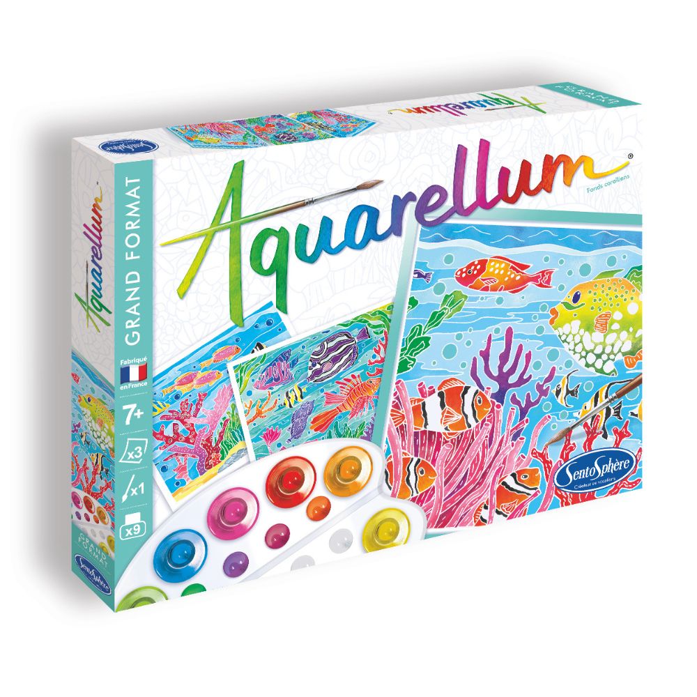Aquarellum Coral Reef - Paint By Numbers For Kids