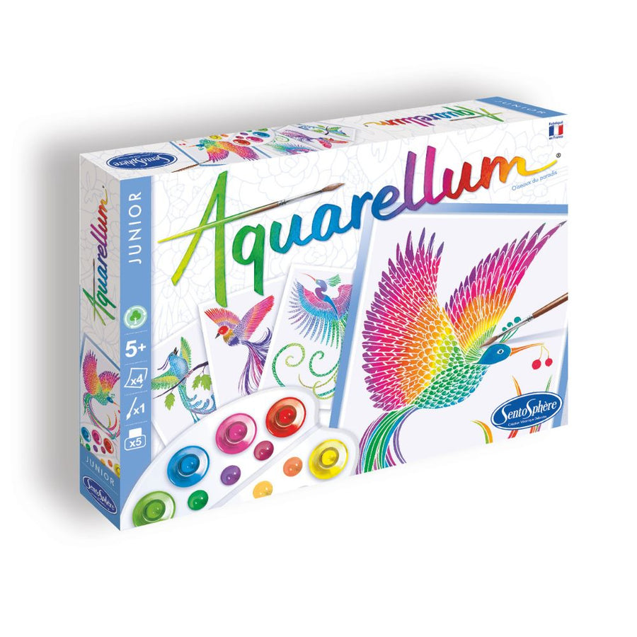 Aquarellum Junior Birds of Paradise - Painting by Numbers Kits for Kids