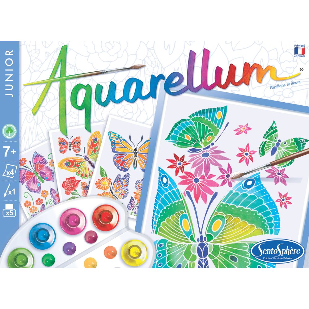 Magic Painting Kit - Aquarellum Butterflies and Flowers