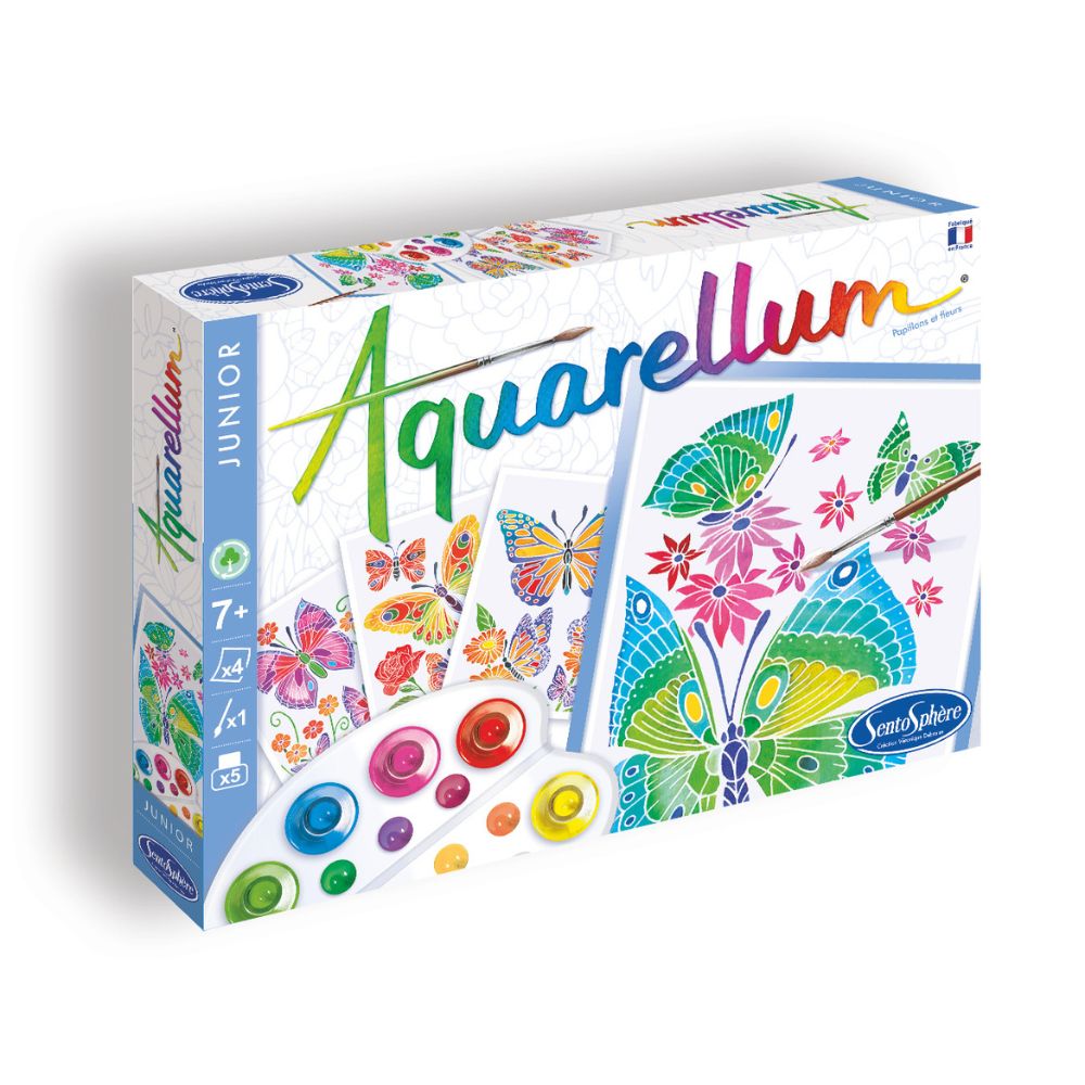 Magic Painting Kit - Aquarellum Butterflies and Flowers