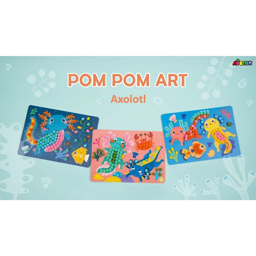 pompom craft kit for girls